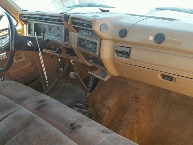 1FTHF26L8GKA84324 - 1986 FORD F250 BROWN photo 9