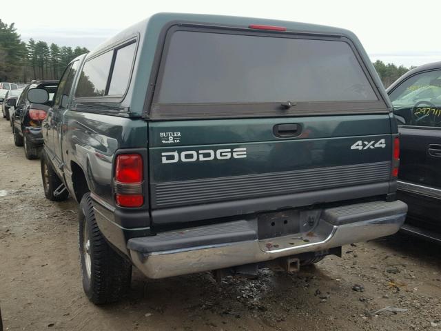 3B7HF13Z31G165734 - 2001 DODGE RAM 1500 GREEN photo 3