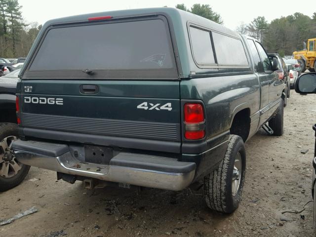 3B7HF13Z31G165734 - 2001 DODGE RAM 1500 GREEN photo 4