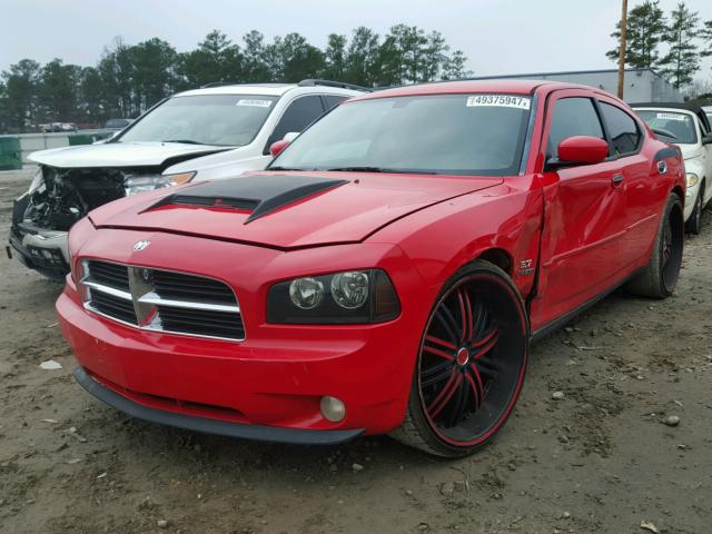 2B3KA53H57H878874 - 2007 DODGE CHARGER R/ RED photo 2