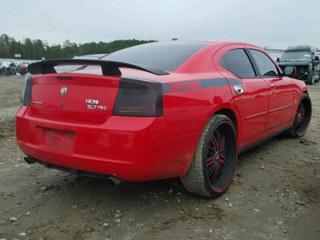 2B3KA53H57H878874 - 2007 DODGE CHARGER R/ RED photo 4