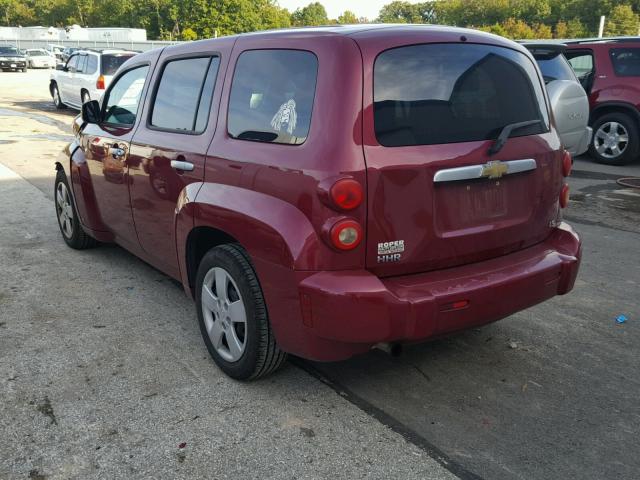 3GNDA13D36S647729 - 2006 CHEVROLET HHR LS Tünd qırmızı foto 3