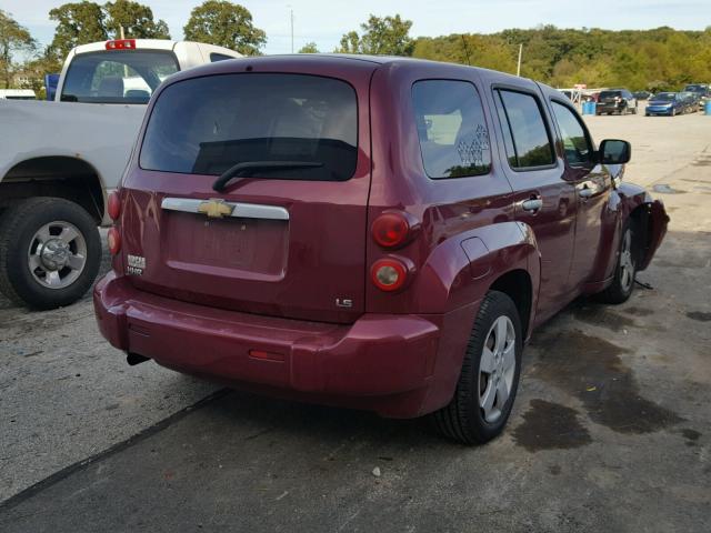 3GNDA13D36S647729 - 2006 CHEVROLET HHR LS Tünd qırmızı foto 4
