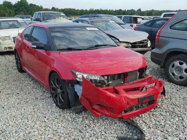 JTKJF5C79D3050773 - 2013 TOYOTA SCION TC RED photo 1