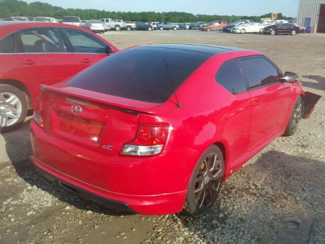 JTKJF5C79D3050773 - 2013 TOYOTA SCION TC 红色 照片 4