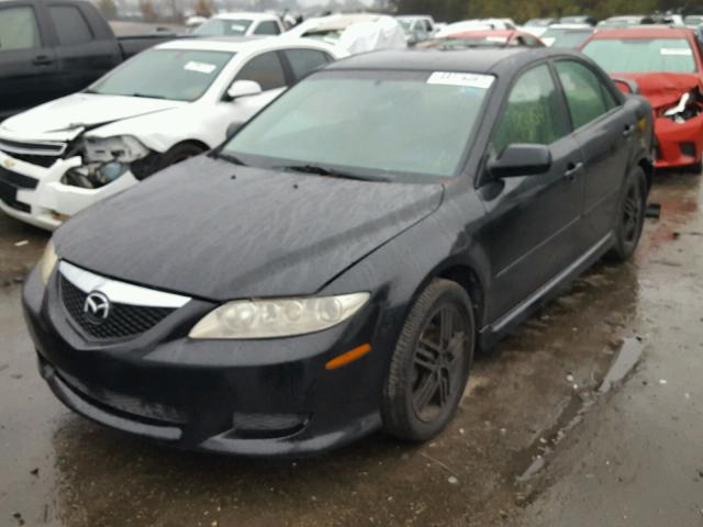 1YVHP80C955M25213 - 2005 MAZDA 6 I BLACK photo 2