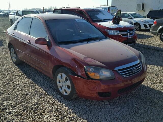 KNAFE222995614810 - 2009 KIA SPECTRA EX RED photo 1