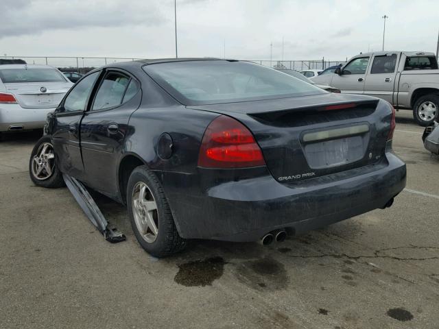 2G2WP522941355443 - 2004 PONTIAC GRAND PRIX BLACK photo 3