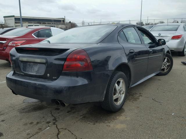 2G2WP522941355443 - 2004 PONTIAC GRAND PRIX BLACK photo 4