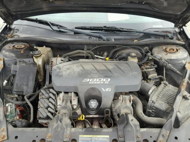 2G2WP522941355443 - 2004 PONTIAC GRAND PRIX BLACK photo 7
