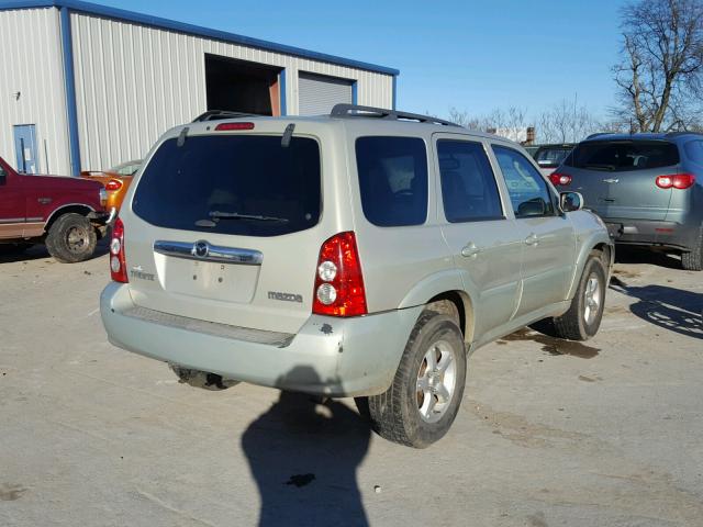 4F2CZ96155KM30531 - 2005 MAZDA TRIBUTE S SILVER photo 4