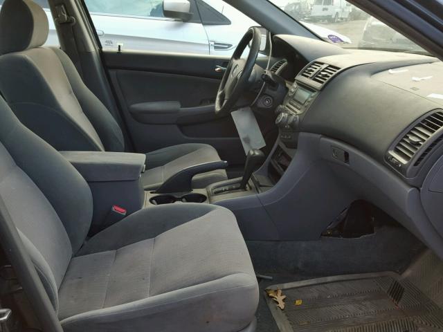 1HGCM56384A077443 - 2004 HONDA ACCORD LX BLUE photo 5