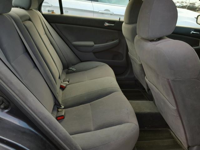 1HGCM56384A077443 - 2004 HONDA ACCORD LX BLUE photo 6