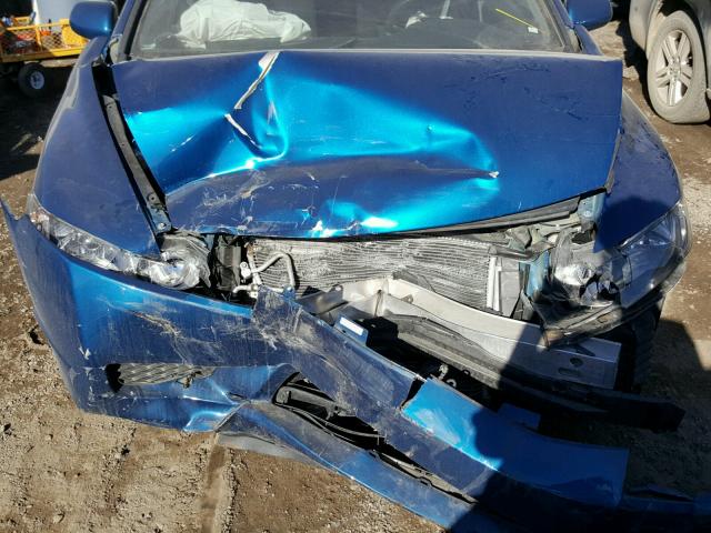 2HGFA1F67BH004541 - 2011 HONDA CIVIC LX-S BLUE photo 9