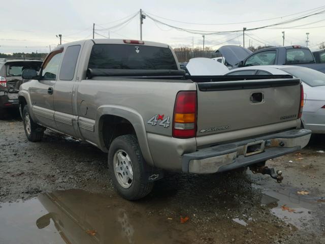 1GCEK19V4YE385856 - 2000 CHEVROLET SILVERADO GRAY photo 3