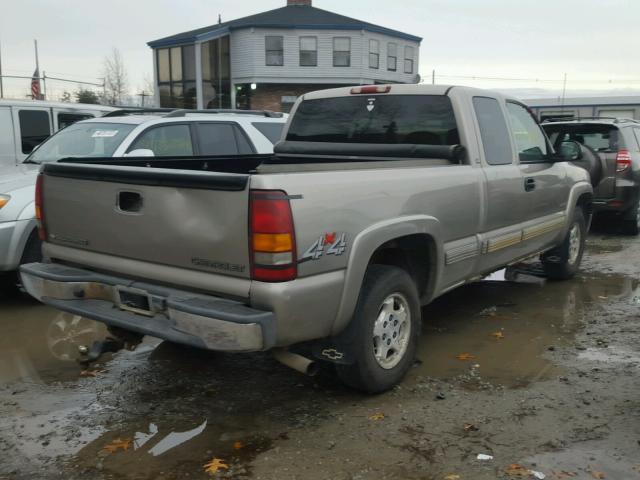 1GCEK19V4YE385856 - 2000 CHEVROLET SILVERADO GRAY photo 4