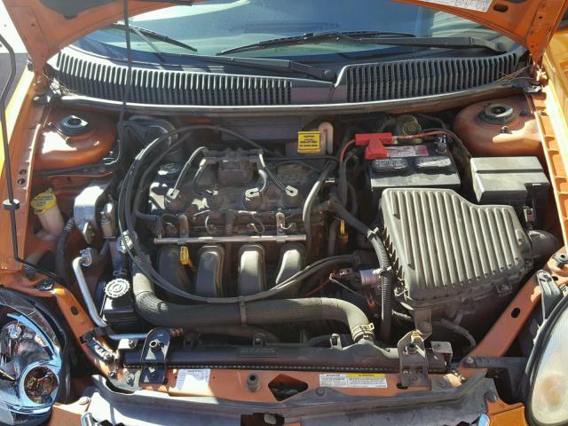 1B3ES56C15D251965 - 2005 DODGE NEON SXT ORANGE photo 7