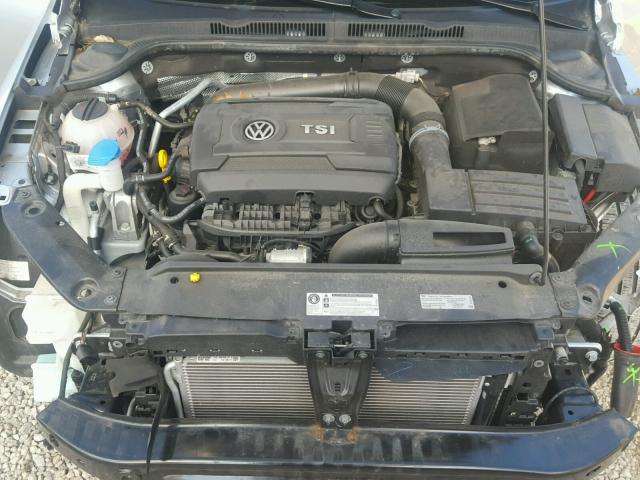 3VW4T7AJ3FM282209 - 2015 VOLKSWAGEN JETTA GLI SILVER photo 7