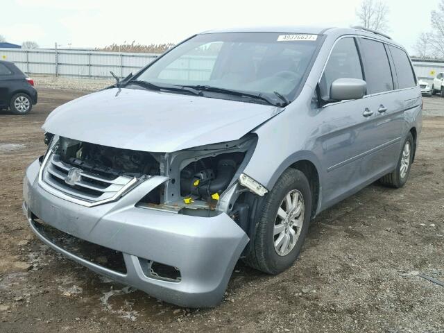 5FNRL384X8B031115 - 2008 HONDA ODYSSEY EX SILVER photo 2