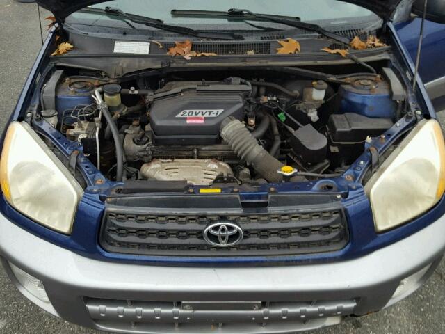 JTEHH20V730215457 - 2003 TOYOTA RAV4 BLUE photo 7