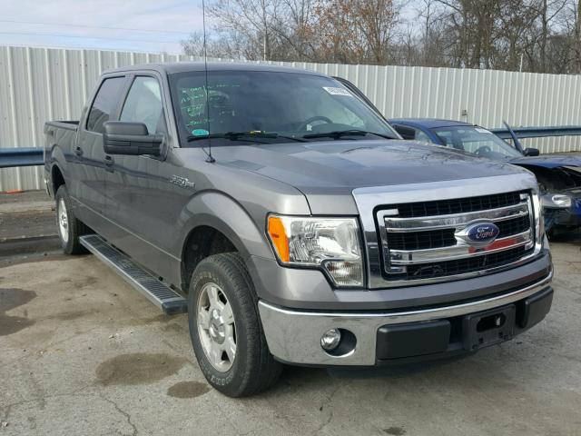 1FTFW1CF3DFD49543 - 2013 FORD F150 SUPER GRAY photo 1