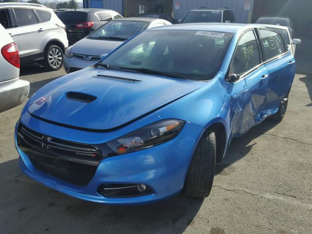 1C3CDFGB1GD819912 - 2016 DODGE DART GT SP BLUE photo 2