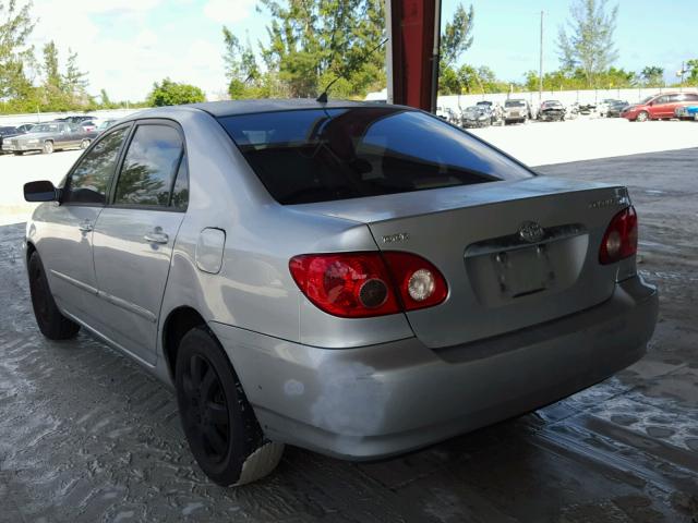 JTDBR32EX60079579 - 2006 TOYOTA COROLLA CE SILVER photo 3