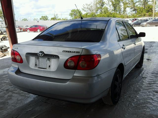 JTDBR32EX60079579 - 2006 TOYOTA COROLLA CE SILVER photo 4