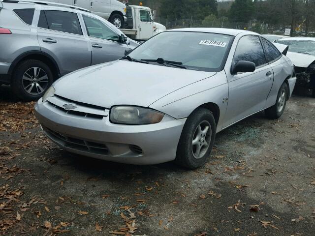 1G1JC12F137259183 - 2003 CHEVROLET CAVALIER BEIGE photo 2