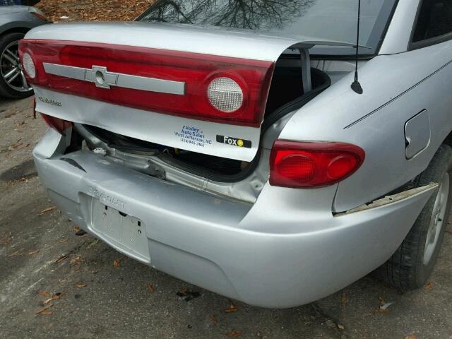 1G1JC12F137259183 - 2003 CHEVROLET CAVALIER BEIGE photo 9