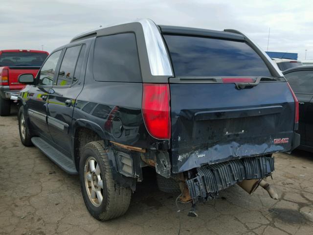 1GKET12S946141500 - 2004 GMC ENVOY XUV BLACK photo 3