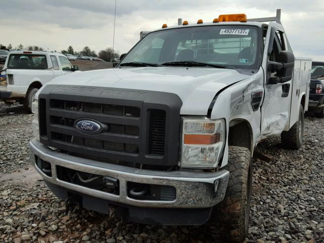 1FDSF3B54AEB39761 - 2010 FORD F350 SUPER WHITE photo 2