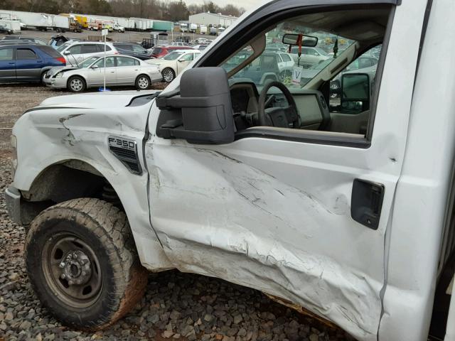 1FDSF3B54AEB39761 - 2010 FORD F350 SUPER WHITE photo 9