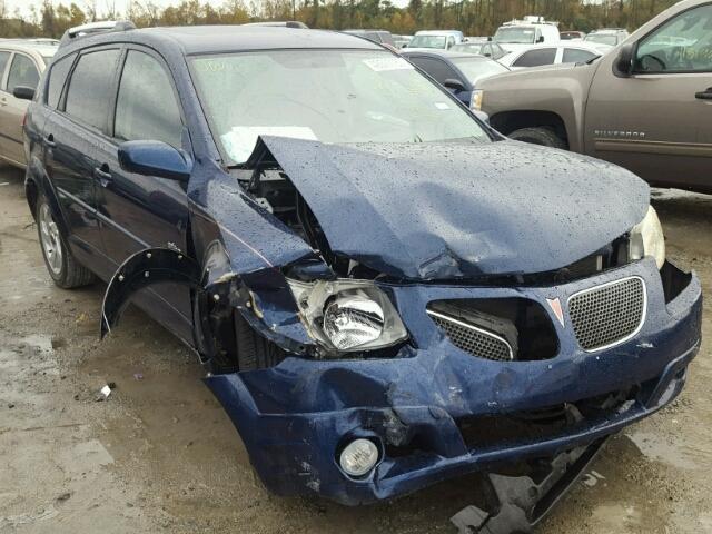 5Y2SL63855Z437144 - 2005 PONTIAC VIBE BLUE photo 1