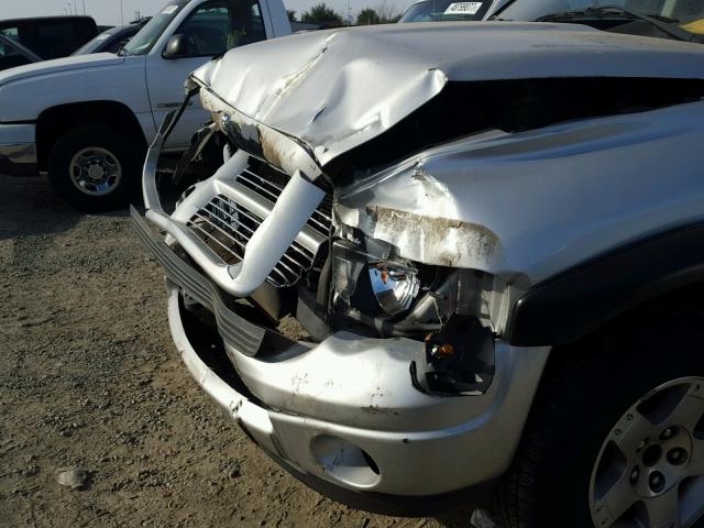 1D3HU18D84J154855 - 2004 DODGE RAM 1500 S SILVER photo 9