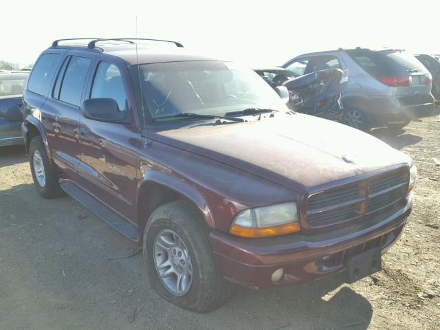 1B4HS28N01F608444 - 2001 DODGE DURANGO PURPLE photo 1