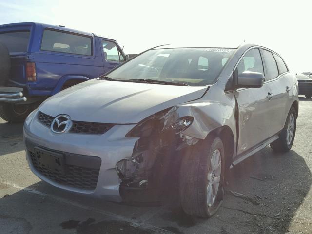 JM3ER293970155801 - 2007 MAZDA CX-7 SILVER photo 2