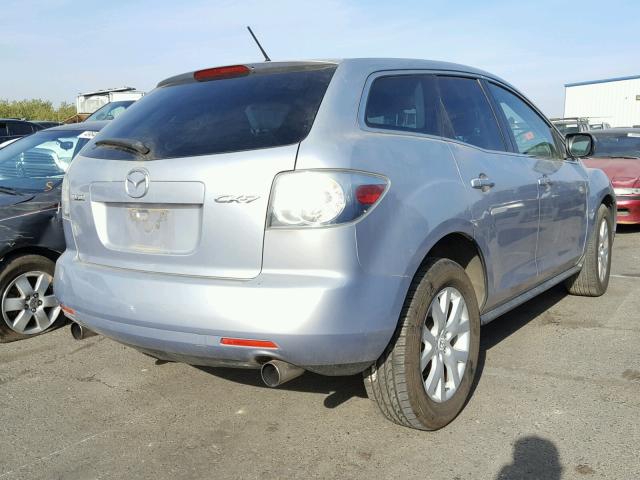 JM3ER293970155801 - 2007 MAZDA CX-7 SILVER photo 4