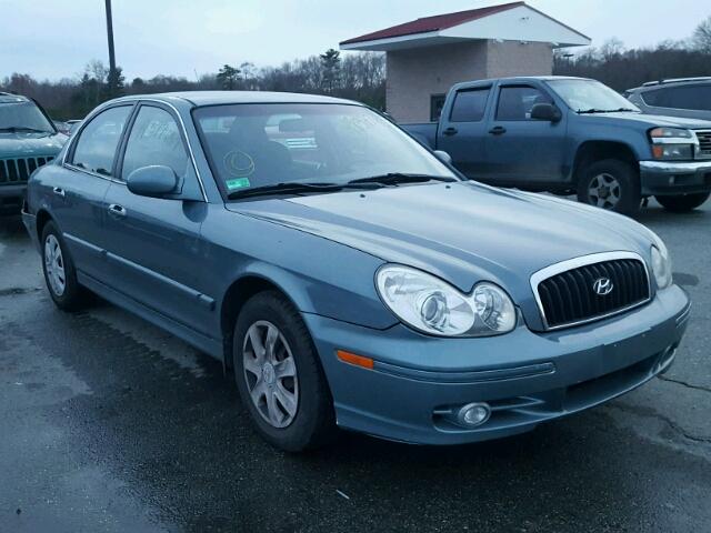 KMHWF25S74A915258 - 2004 HYUNDAI SONATA GL BLUE photo 1