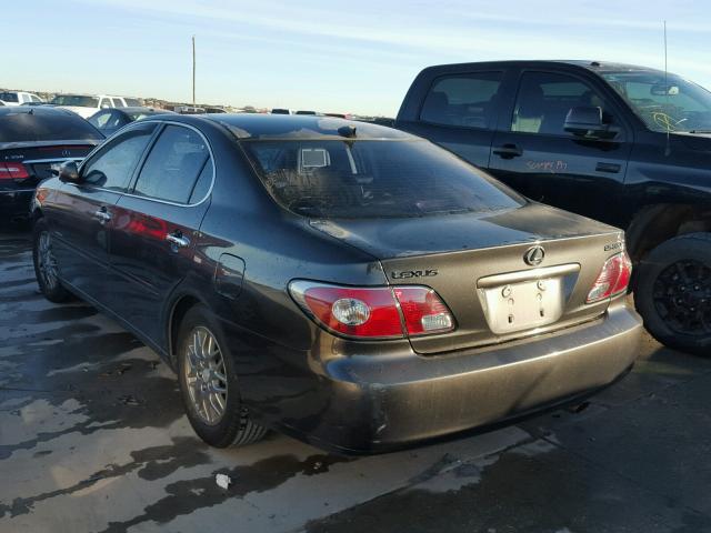 JTHBA30G445049374 - 2004 LEXUS ES 330 GRAY photo 3