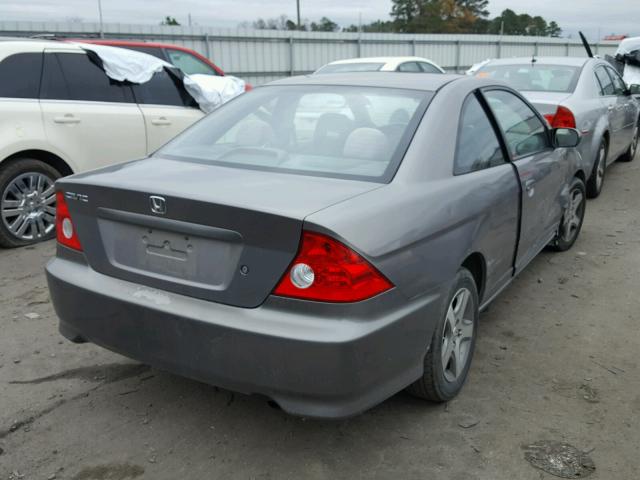 1HGEM22984L014946 - 2004 HONDA CIVIC EX CHARCOAL photo 4