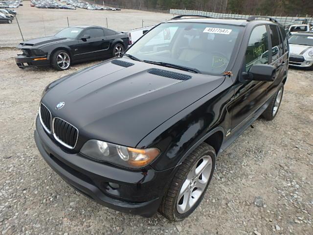 5UXFA13584LU27370 - 2004 BMW X5 3.0I BLACK photo 2