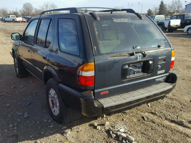 4S6DM58W5Y4404074 - 2000 HONDA PASSPORT E BLACK photo 3