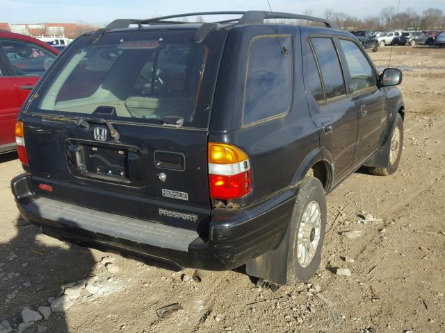 4S6DM58W5Y4404074 - 2000 HONDA PASSPORT E BLACK photo 4