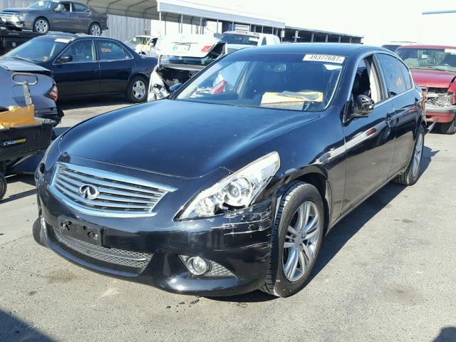 JN1CV6AP4CM623084 - 2012 INFINITI G37 BASE BLACK photo 2