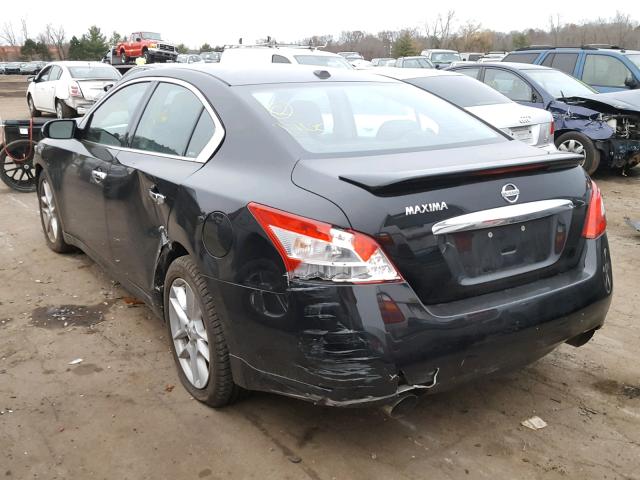 1N4AA5AP3AC869871 - 2010 NISSAN MAXIMA S BLACK photo 3