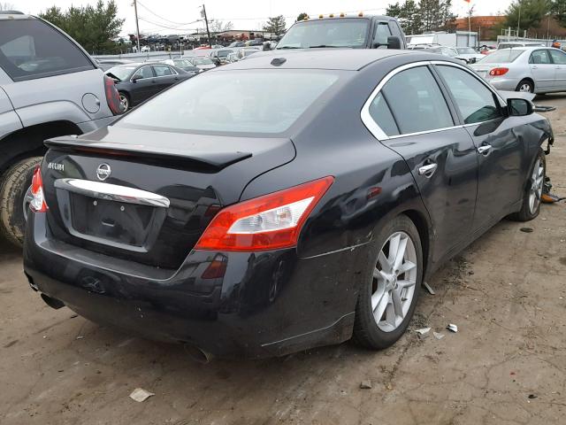 1N4AA5AP3AC869871 - 2010 NISSAN MAXIMA S BLACK photo 4