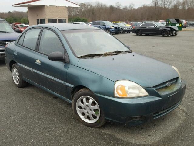 KNADC125536218571 - 2003 KIA RIO GREEN photo 1