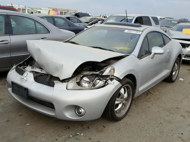 4A3AK34T16E005561 - 2006 MITSUBISHI ECLIPSE GT SILVER photo 2