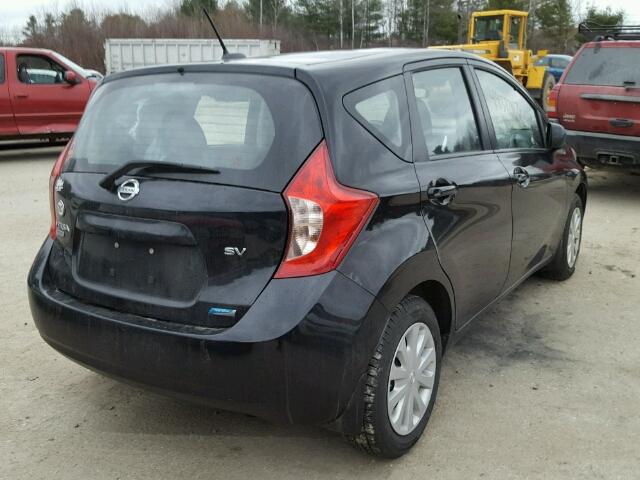 3N1CE2CP9EL394744 - 2014 NISSAN VERSA NOTE BLACK photo 4